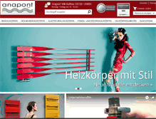 Tablet Screenshot of anapont.de
